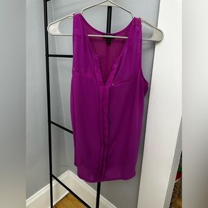 Express Sleeveless Blouse, Pink, Size Large